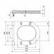 Сидіння для унітазу Qtap (Taurus 520) 455x365x38 мм, White, з мікроліфтом, Slim Duroplast, Quick Release QTSC179W49384 SD00055508 фото 2