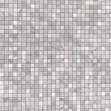 Мозаїка Mozaico De Lux Stone C-Mos Bianco Carrara Pol 29,6x29,6 см 323360 фото