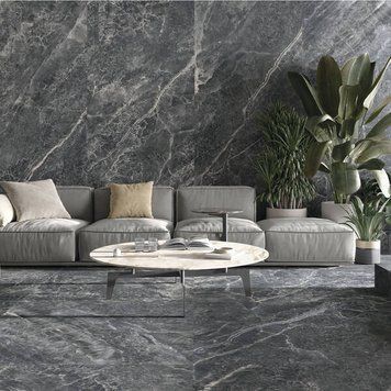 Керамограніт Baldocer Electra Black Natural Rect 120x120 см 583568 фото