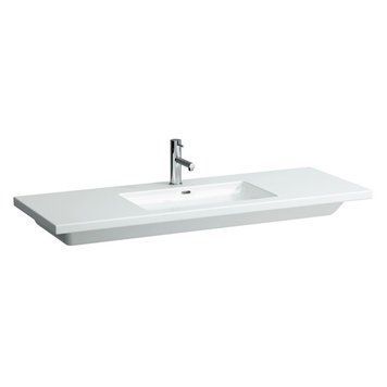 LIVING SQUARE умывальник 130*48см белый 43404 фото
