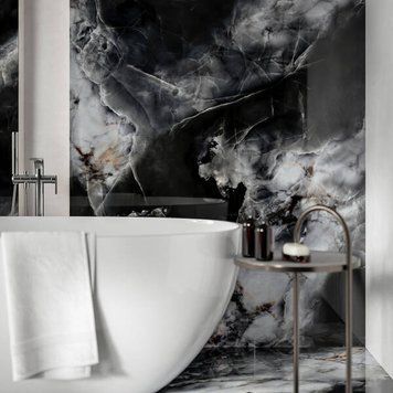Керамограніт Cerrad Calmness Black Rect. 60x120 см 593367 фото