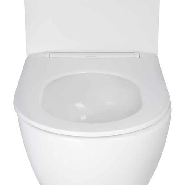 Унітаз підвісний Qtap Jay безободковий Ultra Quiet з сидінням Soft-close QT07335177W SD00050899 фото