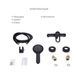Комплект змішувачів для ванної кімнати Lidz Latwa 001Black+Lidz Latwa 006Black+Lidz Latwa 005Black+Lidz Latwa 010Black SD00053698 фото 10