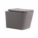 Унітаз підвісний Qtap Tern Ultra Quiet 520&times;345&times;325 мм, Stone grey, з сидінням Slim Duroplast / Soft-close / Quick Release QTTER26SG49000 SD00055124 фото 1