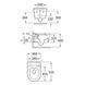 Унитаз подвесной Primera A0755 Vortex с крышкой soft-close UF, белый 604932 фото 3