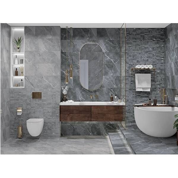 Мозаїка Cersanit Conrad Graphite Mosaic Matt 29,8x29,8 см 539183 фото