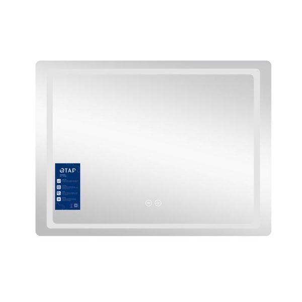 Дзеркало Qtap Mideya (DC-F614) 700х500 з LED-підсвічуванням Touch, з антизапотіванням, димером QT2078NCF07050W SD00054143 фото