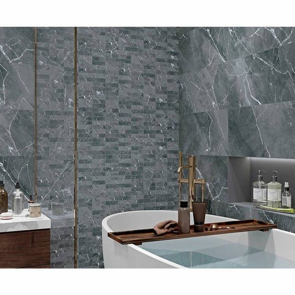 Мозаїка Cersanit Conrad Graphite Mosaic Matt 29,8x29,8 см 539183 фото
