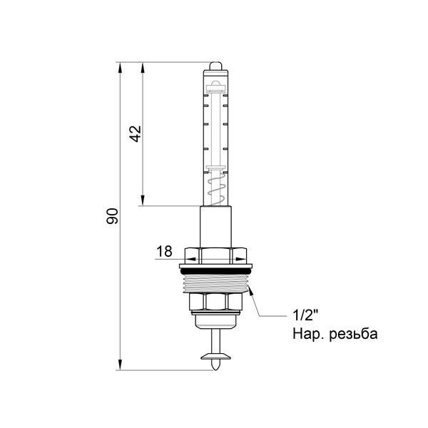 Расходомер Icma Gruppo Vitone 3/4" для коллектора №168 SD00046354 фото