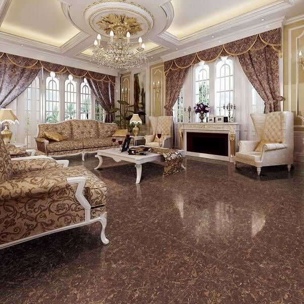 Керамогранит Megagres Marble Ochre Sp6616 60x60 см 202148 фото