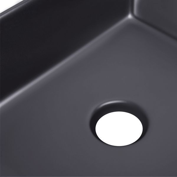 Раковина-чаша Qtap Tern 480х370х135 Matt black QT176069MB SD00052911 фото