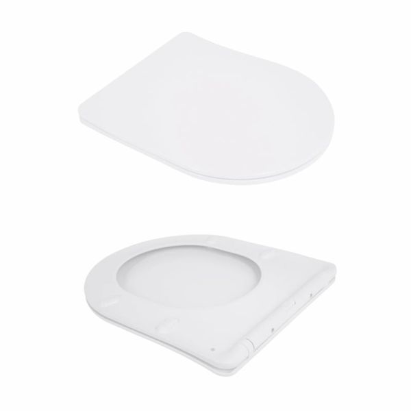 Унитаз подвесной Qtap Jay безободковый с сиденьем Soft-close QT07335175W SD00053467 фото