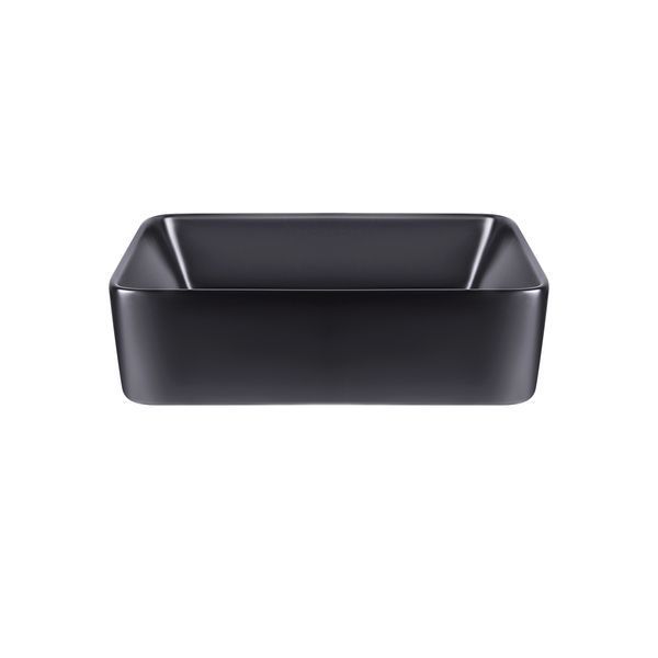 Раковина-чаша Qtap Tern 480х370х135 Matt black QT176069MB SD00052911 фото