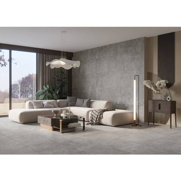 Керамограніт Ceramika Gres Gres Rush Grey Rect 59,7х119,7 см 583111 фото