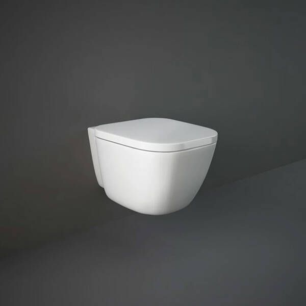 Унітаз підвісний RAK Ceramics One EL13AWHA + ONSC0004 безобідковий з кришкою Soft Close 551562 фото