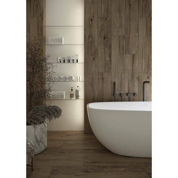 Керамограніт Opoczno Pl+ Passion Oak Cold Beige 22,1x89 см 551685 фото