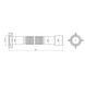 Гибкая труба Lidz (WHI) 60 01 G002 01&nbsp;с&nbsp;накидной&nbsp;гайкой&nbsp;1 1/2"&nbsp;длина&nbsp;1200&nbsp;мм SD00042776 фото 2