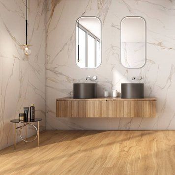 Керамограніт Geotiles Medison Miel 20х120 см 555429 фото