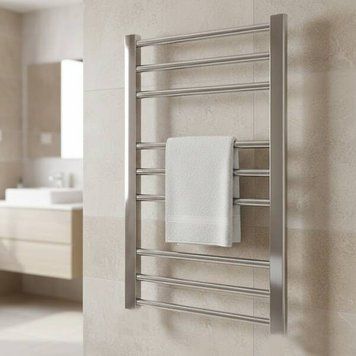 Рушникосушарка водяна Mario Inox Преміум Класік 770х540/500 800х540 мм полірована нержавійка 591218 фото