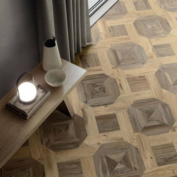 Керамограніт Flaviker 0005047 Nordik W Mansion Gold/Brown ret 60x60 см 505228 фото