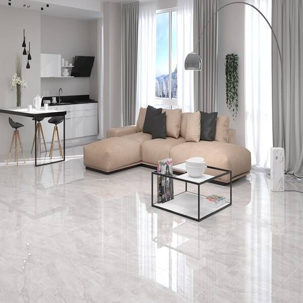 Керамограніт Megagres Stone 1043 Lt Grey 60x60 см 460707 фото