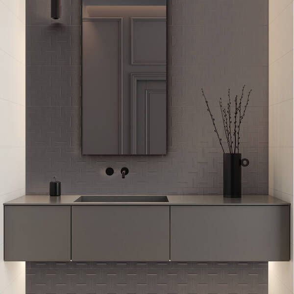 Плитка Argenta Ceramica Carpenter Line Dark 30x90 см 519473 фото