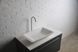 Умивальник 59,5*34,5*10,5см накладний кам`яний Solid surface 62192 фото 1