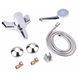 Змішувач для ванни Lidz Anny 006 (з душовим гарнітуром) (k40) LDANN006CRM35121 Chrome SD00041225 фото 5