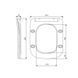 Сиденье для унитаза Qtap (Crow 490) с микролифтом Slim QT99SC6108W SD00052112 фото 2