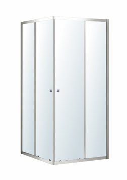 GABOR CC душевая кабина 90*90*190см, квадратная, раздвижная, профиль хром, стекло прозрачное 95411 фото