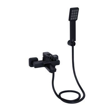 Смеситель для ванны Lidz Wawel 006 (c душевым гарнитуром) (k35) LDWAW006BLA45393 Black SD00051517 фото