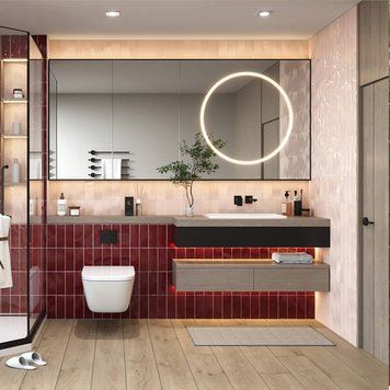 Плитка Ceramica Deseo Venice Pink Blush 7.5x20 см 589835 фото