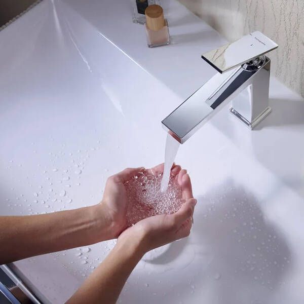 Змішувач для раковини Hansgrohe Tecturis E CoolStart EcoSmart+ 73014000 хром 584724 фото