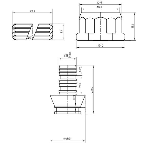 Євроконус Thermo Alliance Forte 16х2 мм, 3/4" SFE00616 SD00021200 фото