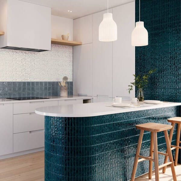 Плитка Ceramica Deseo Sticks white 20x20 см 575366 фото