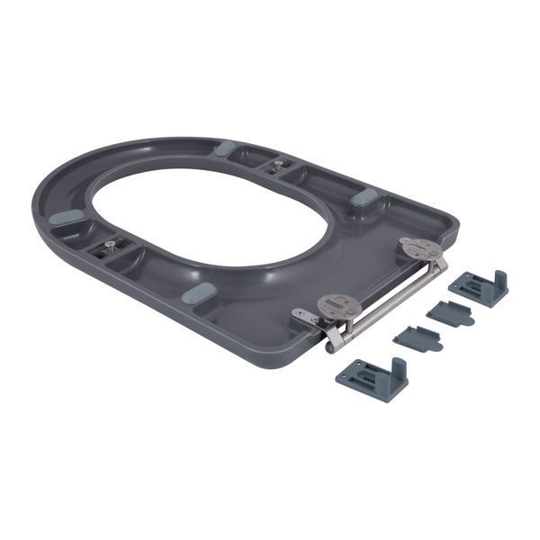 Унітаз підлоговий Qtap Freedom інклюзивний Rimless безобідковий з сидінням Soft-close WHITE QT22226098W SD00052583 фото