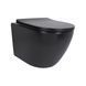 Унитаз подвесной Qtap Robin New Ultra Quiet с сиденьем с сиденьем Soft-Close MATT BLACK QT13332381АSMB SD00052574 фото 1