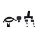 Змішувач для ванни Qtap Gemini (з душовим гарнітуром) QTGEM259BLM45682 Black Matt SD00051806 фото 6