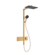 RAINDANCE ALIVE Q душевая система Showerpipe 210/340, 1jet, с термостатом, шлифованная бронза 100490 фото 1