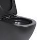 Унитаз подвесной Qtap Robin New Ultra Quiet с сиденьем с сиденьем Soft-Close MATT BLACK QT13332381АSMB SD00052574 фото 6