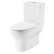 Унитаз-компакт Devit Fresh 3110121 безободковый с сиденьем Slim из дюропласта Soft Close, quick-fix 371072 фото 2