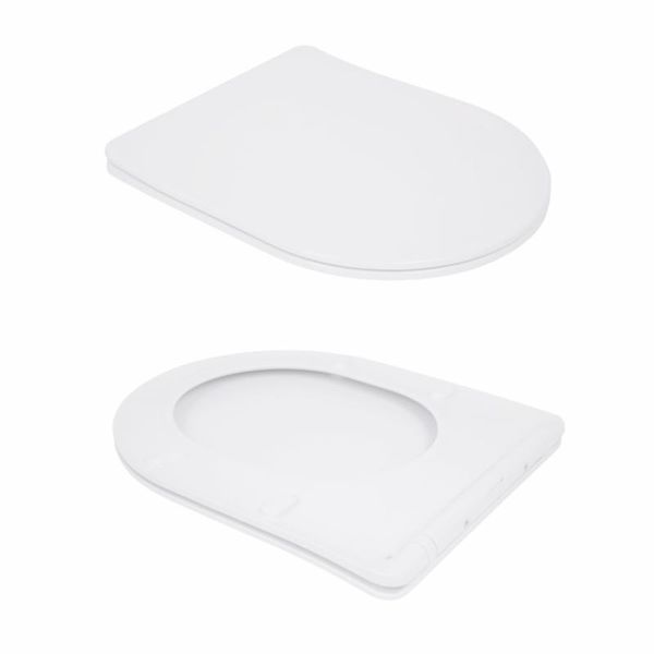 Унитаз подвесной Qtap Swan безободковый с сиденьем Soft-close QT16335180W SD00053469 фото