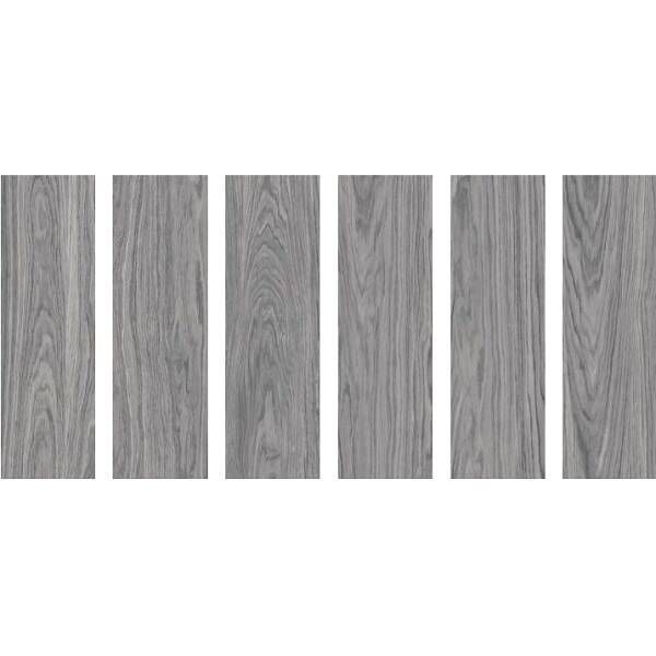 Керамограніт Cersanit Sunsetwood Grey 18,5x59,8 см 585065 фото