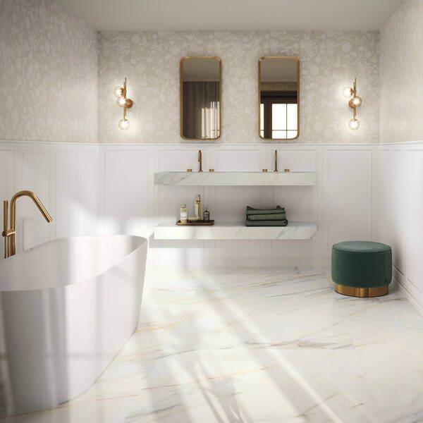 Плитка Ape Bellagio Bianco Rect 60x120 см 570033 фото