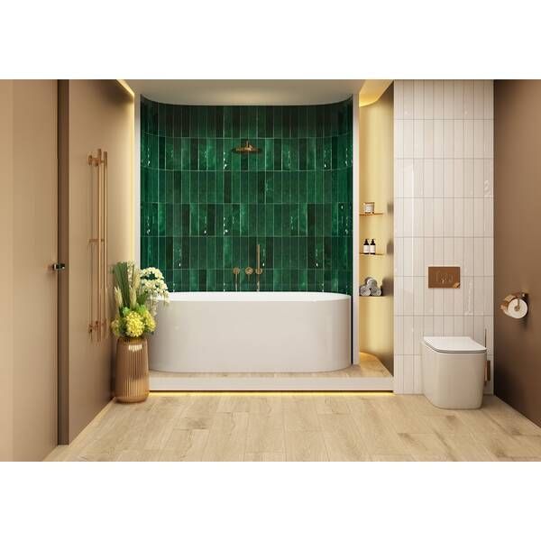 Плитка Ceramica Deseo Nairobi Off White 7.5х30 см 579369 фото