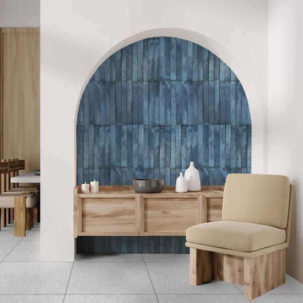 Керамограніт Almera Ceramica (Spain) Croma Blue 4.8х44.5 см 596671 фото