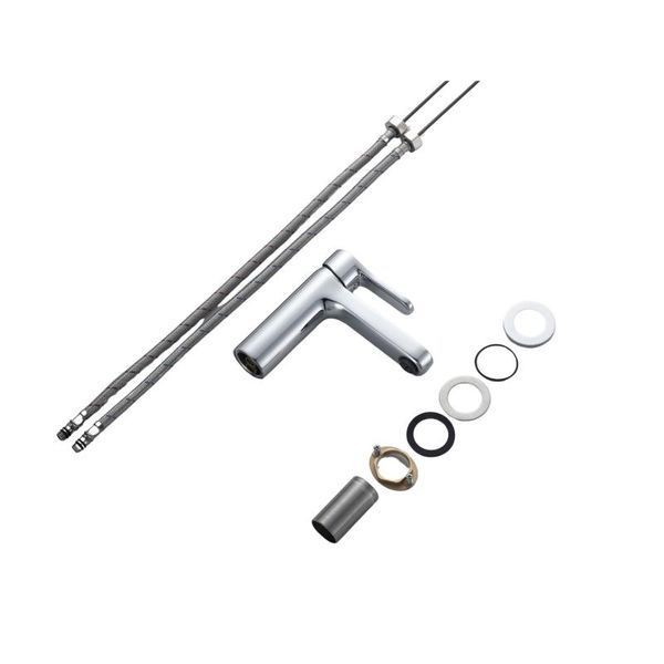 Змішувач латунний для раковини Lidz Astra 001F (k35) LDAST001FCRM48085 Chrome SD00054209 фото