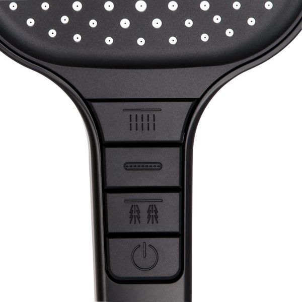 Лейка для ручного душа Qtap Rucni 130x130 мм QTRUC125BLM45957 Black Matt SD00052081 фото