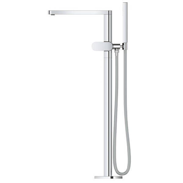 Змішувач для ванни Grohe Plus 23846004 підлоговий з душовим набором хром 598075 фото