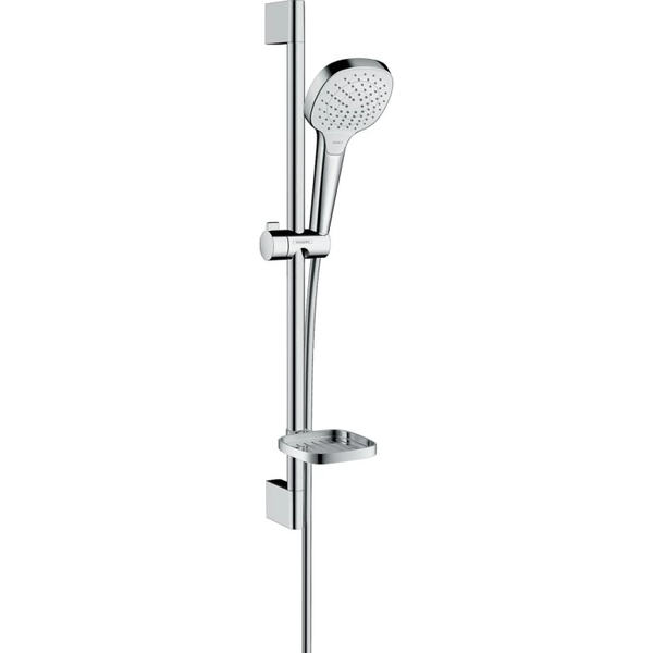 CROMETTA Vario EcoSmart, душовий набір 1,25 м, білий/хром 97381 фото